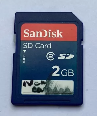 SanDisk Class 2 2GB SD Card - Tracked Postage • $9