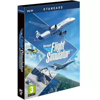 Microsoft Flight Simulator 2020 Standard For Windows 10 PC Computer [10 DVD] NEW • $74.97