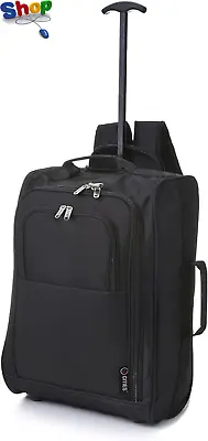 Optimum Quality 5  Cities  Cabin  Trolley  Backpack  Hand  Luggage   55  Cm    • £44.15