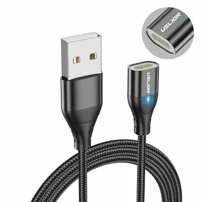 3A Fast Charging Magnetic Cable Data Sync For Type C Micro USB Huawei Samsung LG • $7.29