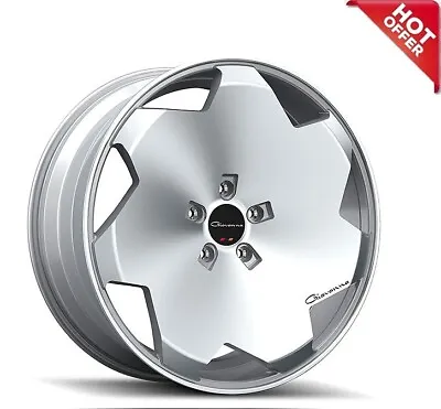 22  Staggered Giovanna Wheels Masiss Silver Machined Rims S10 • $2799