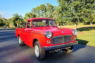 1963 Datsun L320 Pickup Red | 24X36 Inch POSTER| | Vintage Classic • $40.75