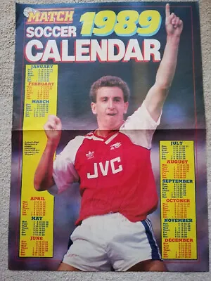 £8.95 • Buy Nigel Winterburn Arsenal Legend Hand-signed Match Magazine 1989 Calendar