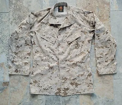 USMC Marine Corps Desert MARPAT Digital Camo Blouse Insect Guard Size SM LONG • $28.99