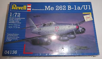 Revell Of Germany 1/72 Messerschmitt Me.262B-1A/U1 (C1198) • $12