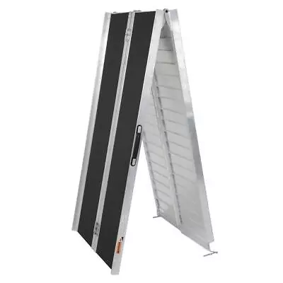 10' Aluminum Multi-Folding Wheelchair Ramp Portable Mobility Scooter Non-Skid • $289.03
