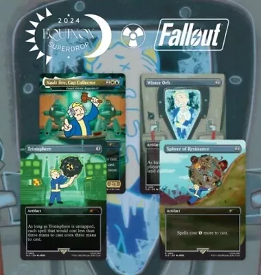 MTG Equinox Secret Lair X Fallout Vault Boy Set Non-Foil Preorder • $60