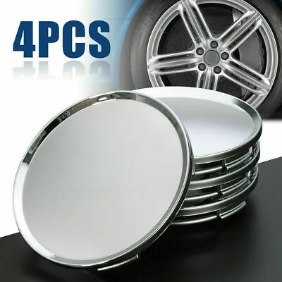 4Pcs Car Wheel Hub Center Cap Cover Tyre Tire Rim Cap Accessories Universal 63MM • $17.58