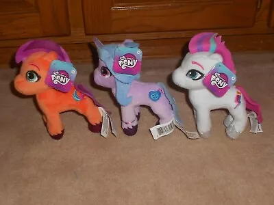 New My Little Pony 6  Plush Set Of 3 Zipp Sunny Starscout & Izzy Moonbow • $27