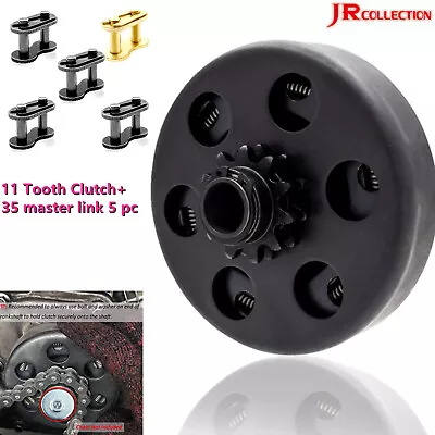 11 Tooth Clutch+35 Master Link 5 Pc - #35 Chain Sprocket For TaoTao GK80 Go-Kart • $32.22