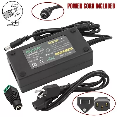 $11.99 • Buy Kastar 12V 5A 5 Amp 60W DC Power Supply Adapter Transformer LED Strip, CCTV, PC