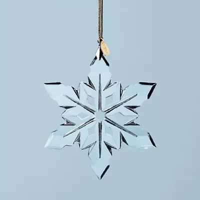 Lenox Crystal Christmas Optic Snowflake Ornament - 2022 - N/O • $24.99