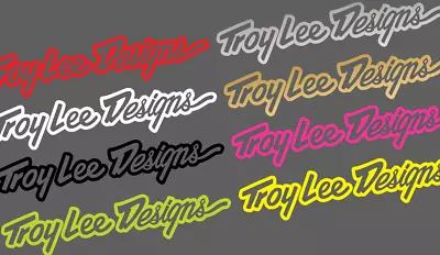 Troy Lee Designs Color Vinyl Decal Sticker 8.0 - 24.0in MOTO MX BIKE BMX TRUCK • $9.99