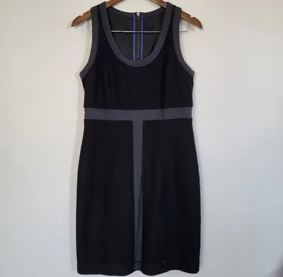 Marc Cain Sports Womens Virgin Wool Sheath Dress Classic Sleeveless N 40 US 10 • $24.94