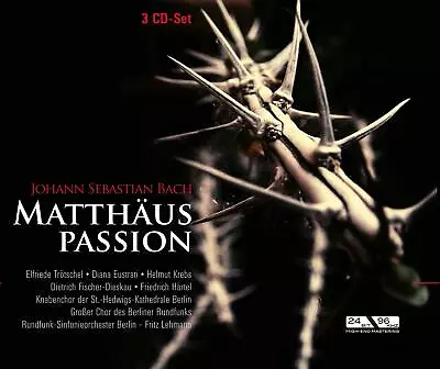 J.S. BACH Bach J S: St Matthew Passion (CD) • $11.66