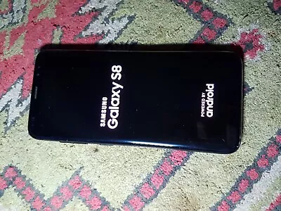 Samsung Galaxy S8 SM-G950F - 64GB - Midnight Black (Unlocked) • £49