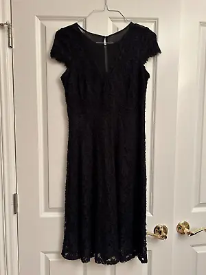 Sangria Black Lace Overlay Dress-Women’s Size 10  P • $10