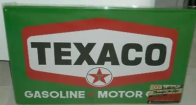 Texaco Gasoline Motor Oil Metal Tin Sign 12  X 16  Retro Vintage • $19.95
