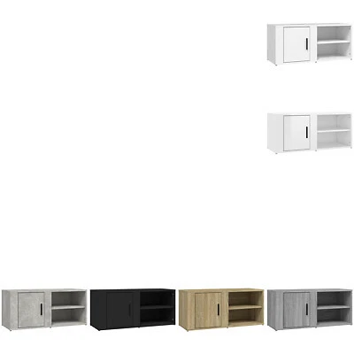 $86.99 • Buy TV Cabinet White 80x31.5x36 Cm Engineered Wood VidaXL