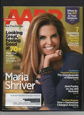 AARP: The Magazine - December / January 2013 - Maria Shriver Save Big Money. • $1.99