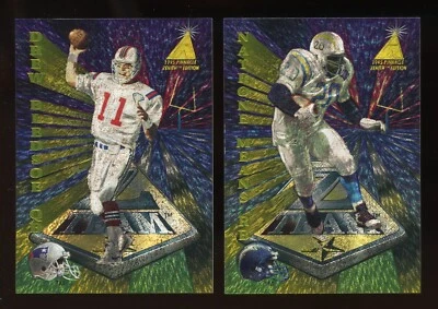 $9.99 • Buy (2) 1995 Pinnacle Zenith Z-TEAM Football Card Lot W/ DREW BLEDSOE /NATRONE MEANS