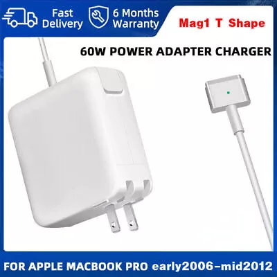 60W AC Adapter Charger For Apple MacBook Pro A1185 A1278 A1344 MacBook Air Power • $13.95