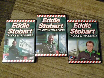 Eddie Stobart - Trucks & Trailers 3 - 3-Disc DVD Set - Region Free - VGC • £4.99