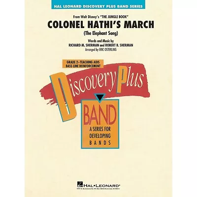 Colonel Hathi's March Concert Band Level 1 Arranged By Eric Osterling • $50