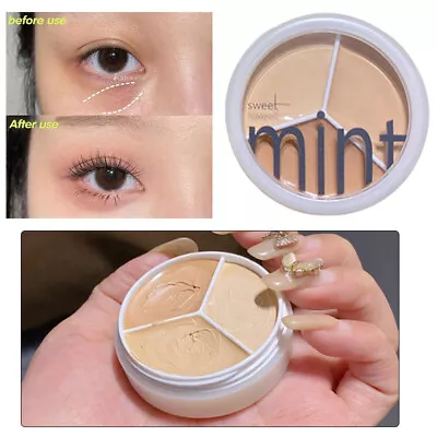 Moisturizing Concealer Palette Full Coverage Acne Spot Dark Circles Cream ☆ • $3.88