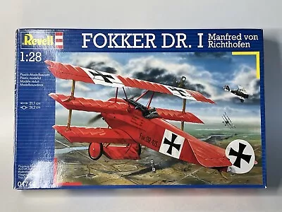 Revell 04744 Fokker Dr. 1 1/28 Scale Model Airplane NEW • $18