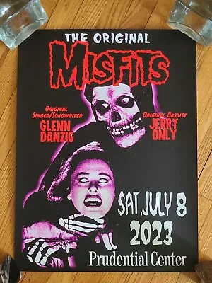 The Original MISFITS Newark NJ Prudential Center 2023 Poster Misfits • $219