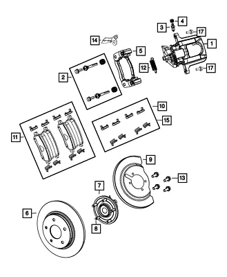 Genuine Mopar Brake Rotor Magneti Marelli 2AMV9713AA • $69.88