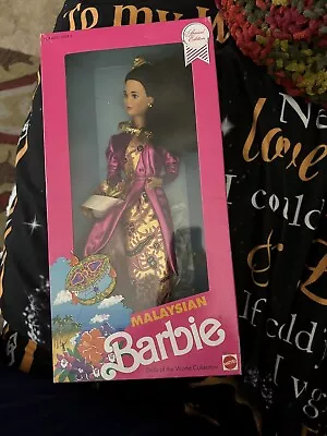 Malaysian Barbie Special Edition Dolls Of The World Collection 1990 Mattel 7329 • $35