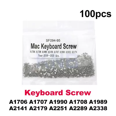 Keyboard Screw For Macbook Pro A1706 A1707 A1708 A1989 A2141 A1932 A2251 A2337 • $9.35