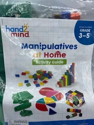 Hand2mind Math Manipulatives 3rd - 5th Grade Complete Kit W/Guide & Shapes NIP • $23