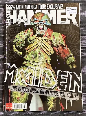METAL HAMMER July 2011 IRON MAIDEN Arch Enemy Judas Priest Ghost Saxon BMTH EX • $6