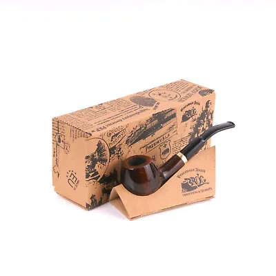 Mr Brog Workshop New Handmade Tobacco Pipe No. 17 City Brown Pear Wood Fajka • $17