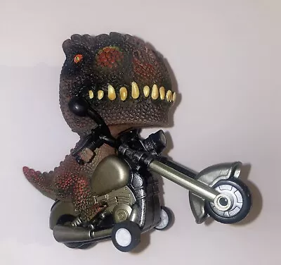 Inertial Motorcycle Dinosaur Car T-Rex Model Animal Collector Decor  • $4.60