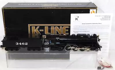 K-Line K3230-3462S ATSF Hudson W/ Die Cast Tender Santa Fe Smoke Railsounds TMCC • $399.95
