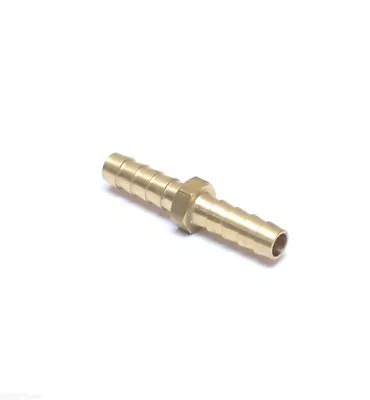 5/16  ID Barb Mender Straight Union Splicer Brass Fitting Water Fuel Air Gas • $6.48