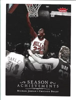 Michael Jordan 2007-08 Fleer Box Set #SH35 Season Achievements • $2.95