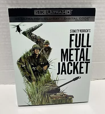 Full Metal Jacket 4K HD 1987 Stanley Kubrick War Movie Slipcover No Digital • $15.29