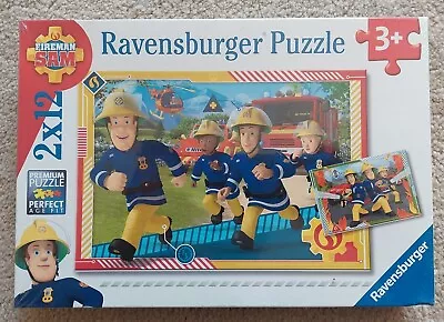 Ravensburger Children Puzzle ~ Fireman Sam & His Team 2x12 NEW With FREE S&H! • $15.49