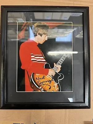 Signed Framed And Authenticated Noel Gallagher (Oasis) Photograph • £30