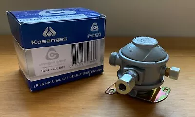 Cavagna 90 Degree Outlet 10mm 30MB Bulkhead Gas Regulator Caravan Motorhome • £26.95