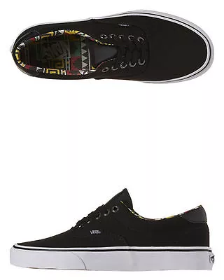 $50 • Buy Vans Shoes Era 59 C&L Black Geo USA SIZE Skateboard Sneakers