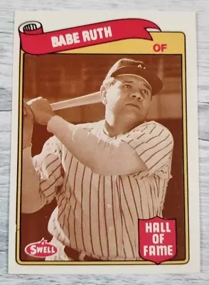 Babe Ruth 1 Swell 1989 Hall Of Fame Baseball Greats Card • $2.49