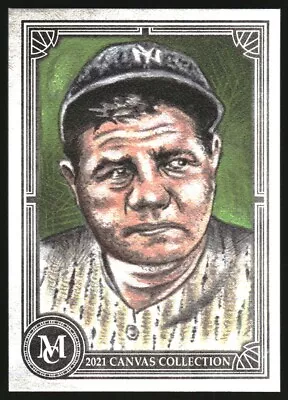 2021 Topps Museum Collection Canvas Collection Reprints #CCR27 Babe Ruth • $10.80