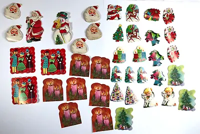 Nostalgic Vintage MCM  Christmas Stickers & Seals Lot - 1950s & 60s • $8.99