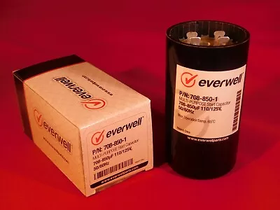 708 - 850 MFD 110-125 Vac Electric Motor Start Capacitor Uf HVAC Volts • $11.67